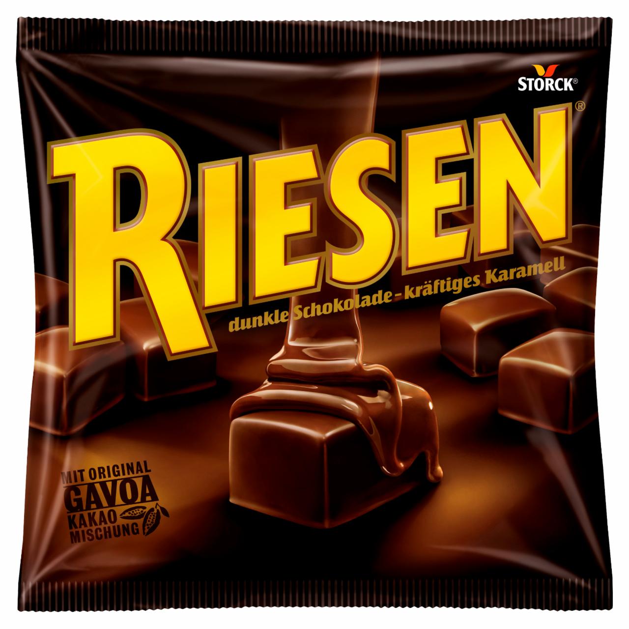 Fotografie - Riesen Dark Chocolates Caramel Filling Storck