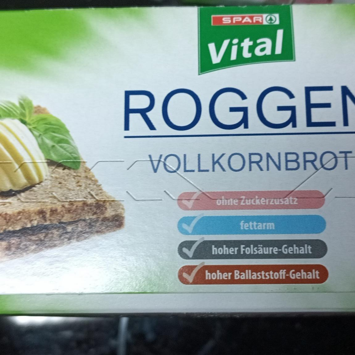 Fotografie - Roggen Vollkornbrot Spar Vital