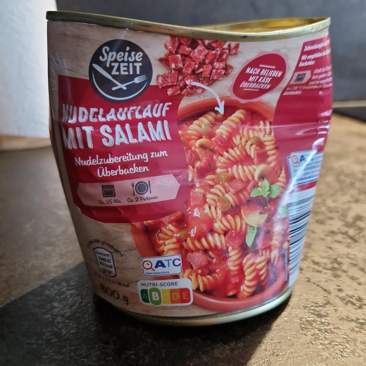 Fotografie - Nudelauflauf mit salami