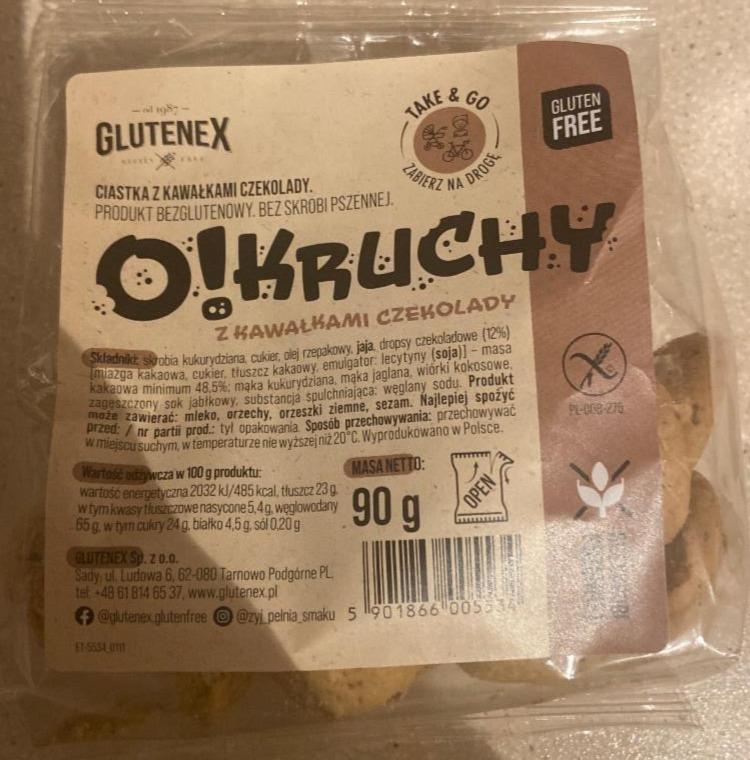 Fotografie - O!kruchy z kawałkami czekolady Glutenex