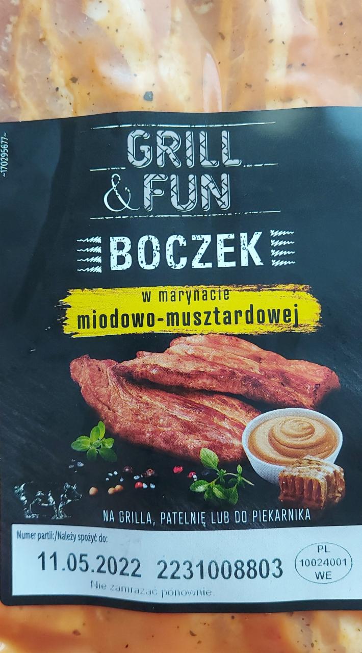 Fotografie - Boczek w marynacie miodowo-musztardowej Grill & Fun