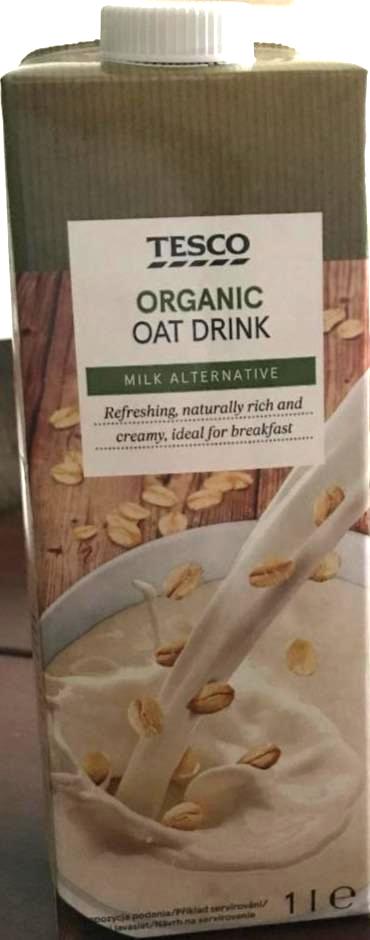 Fotografie - Organic Oat Drink Tesco