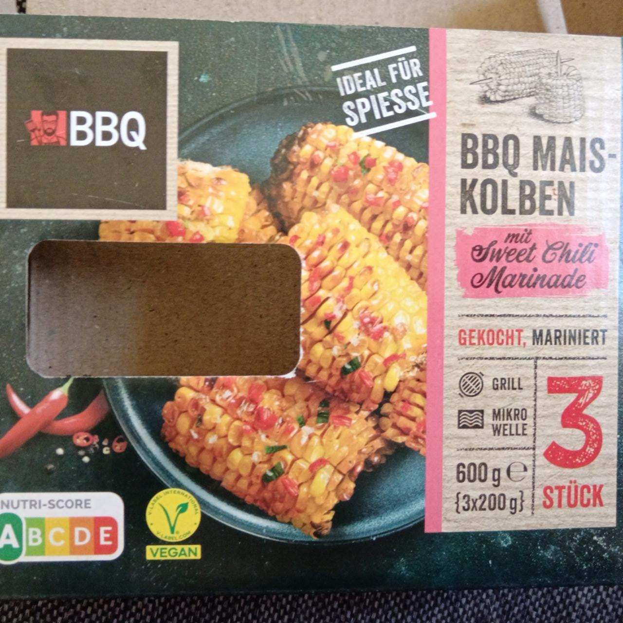 Fotografie - Maiskolben mit sweet chili marinade BBQ