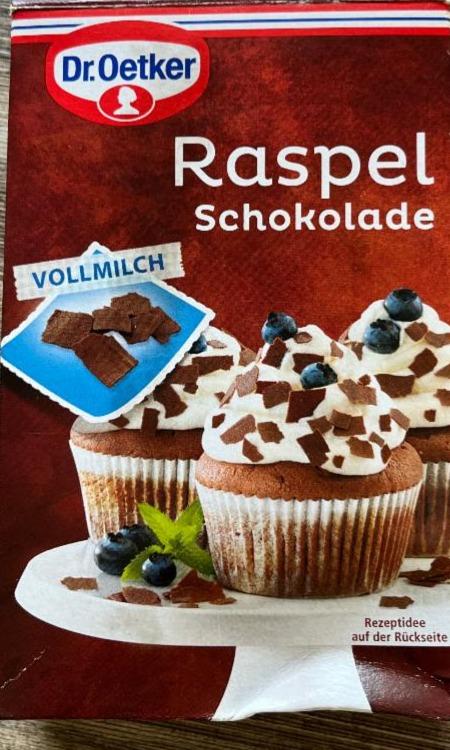 Fotografie - Raspel schokolade Dr.Oetker