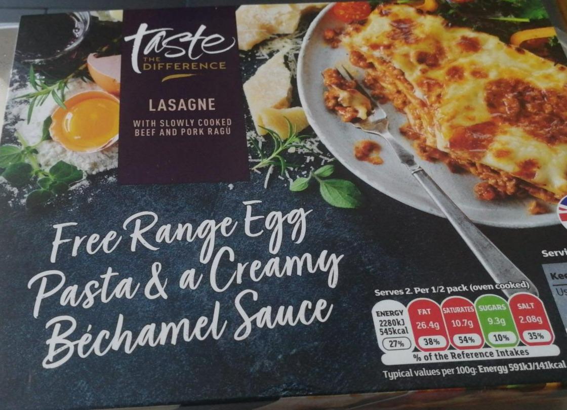 Fotografie - Lasagne taste the difference Sainsbury's