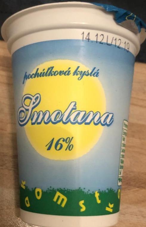 Fotografie - Smotana kyslá 16% Tami