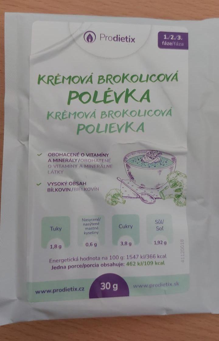 Fotografie - Polévka krémová brokolicová Prodietix