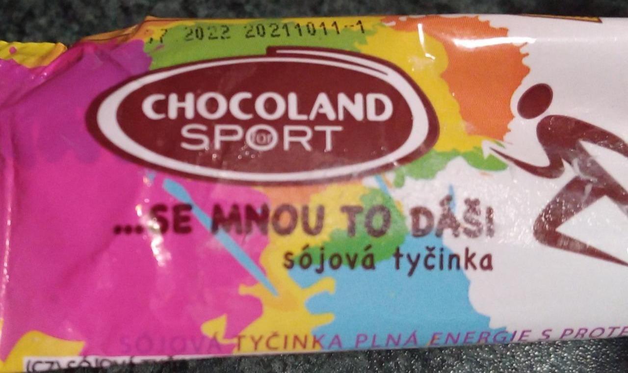 Fotografie - Sojová tyčinka plná energie s proteinem Chocoland sport