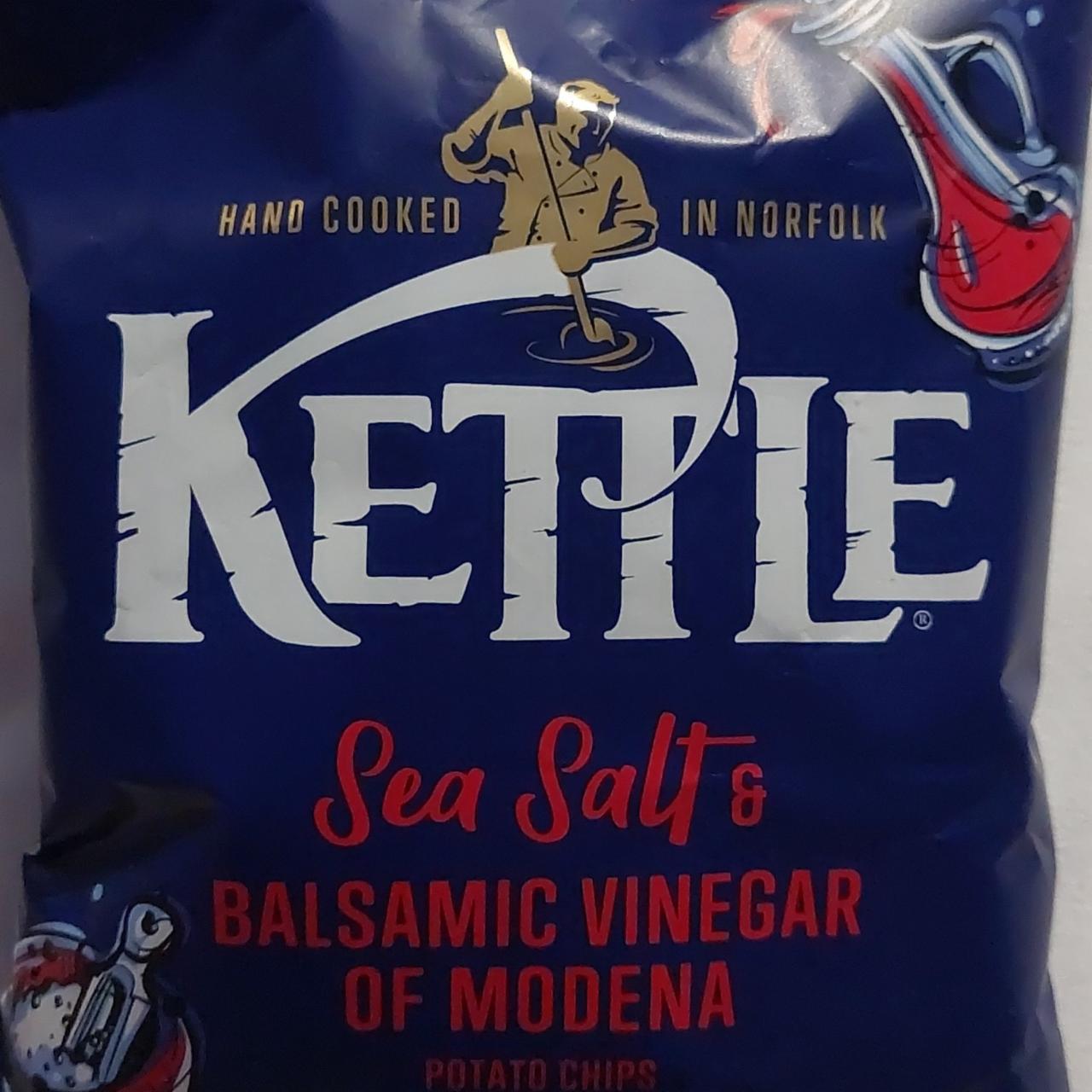 Fotografie - Kettle SEA Salt& BALSAMIC VINEGAR MODENA POTATO CHIPS