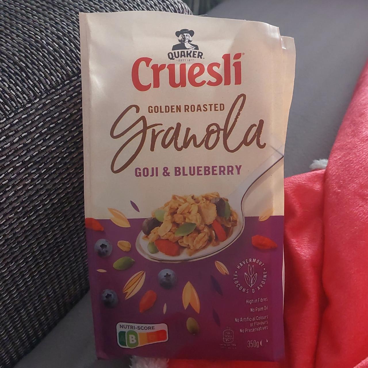 Fotografie - Cruesli Granola Goji & Blueberry Quaker