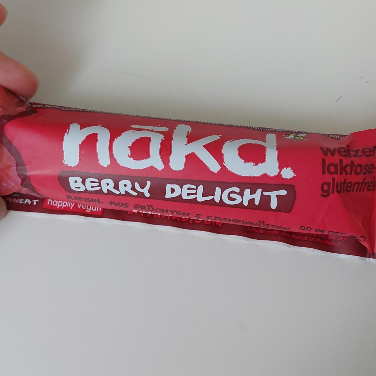 Fotografie - nakd bar berry delight