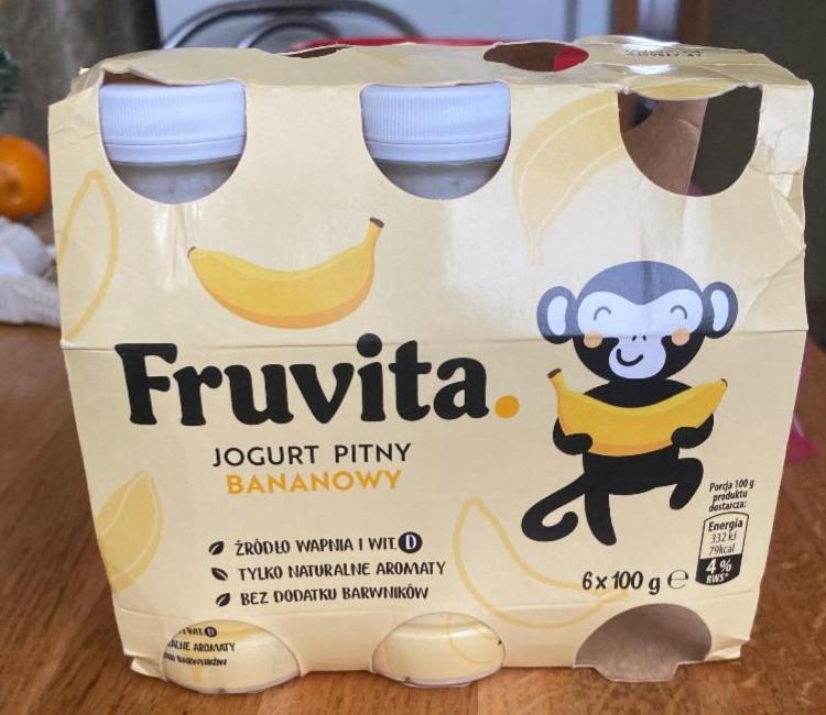 Fotografie - Jogurt pitny Bananowy FruVita