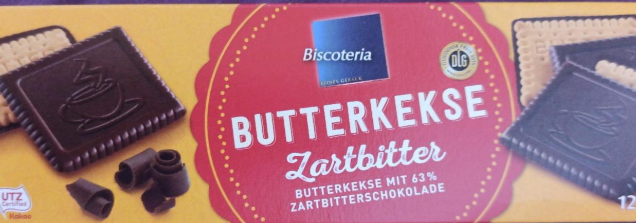 Fotografie - Butterkekse Zartbitter Biscoteria