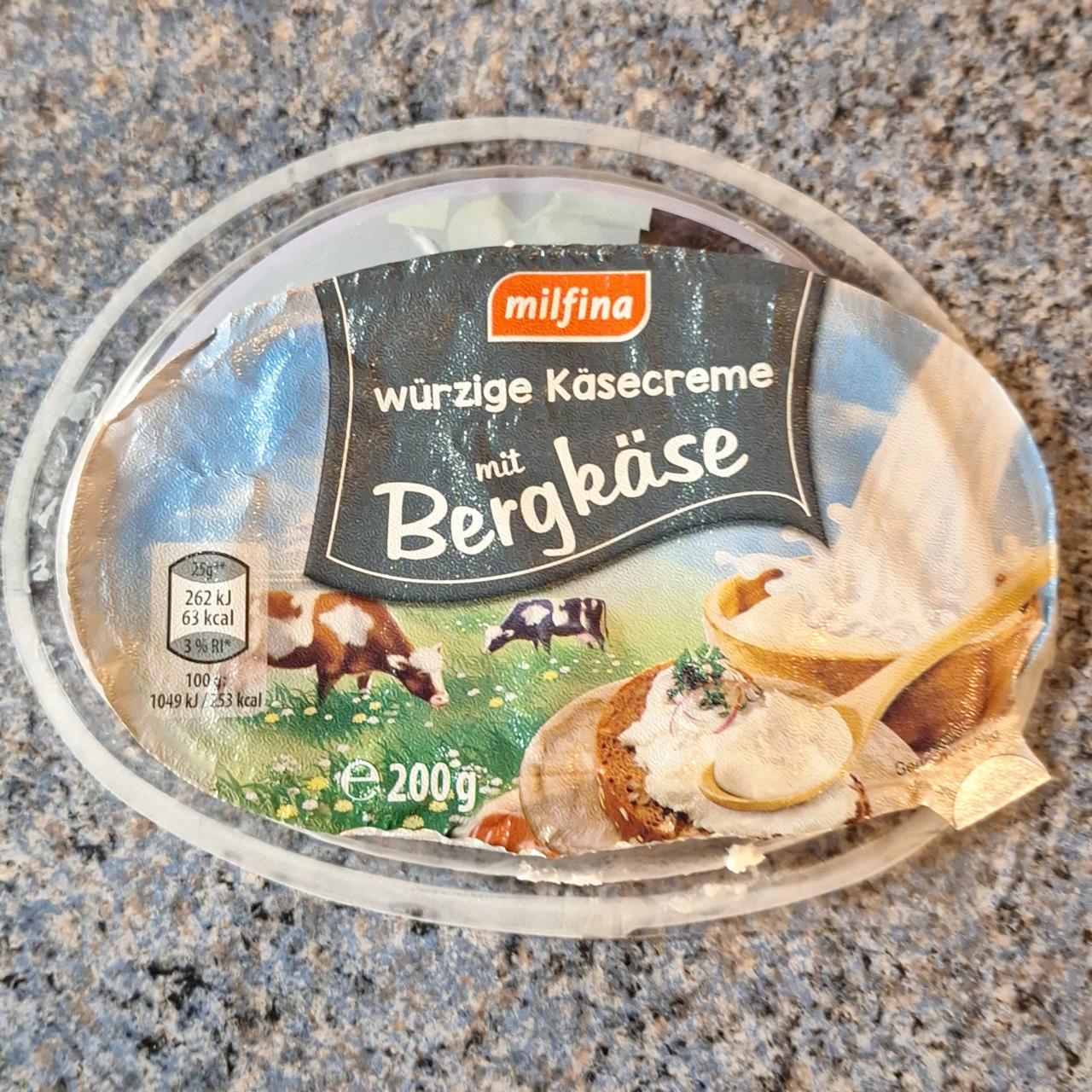 Fotografie - Würzige Käsecreme mít Bergkäse Milfina