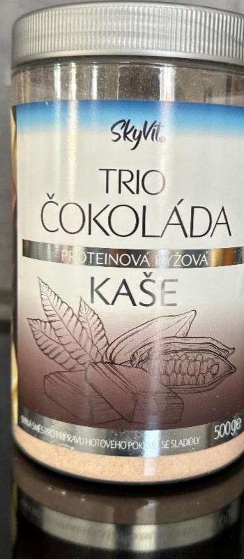 Fotografie - Trio Čokoládá protein rýžová kaše SkyVit