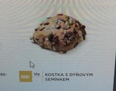 Fotografie - Kostka s dýňovým semínkem