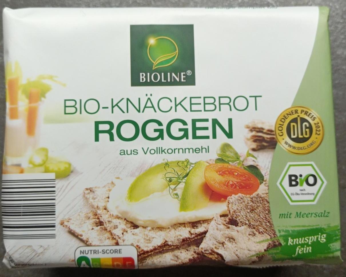 Fotografie - Bio-Knäckebrot Roggen aus Vollkornmehl Bioline