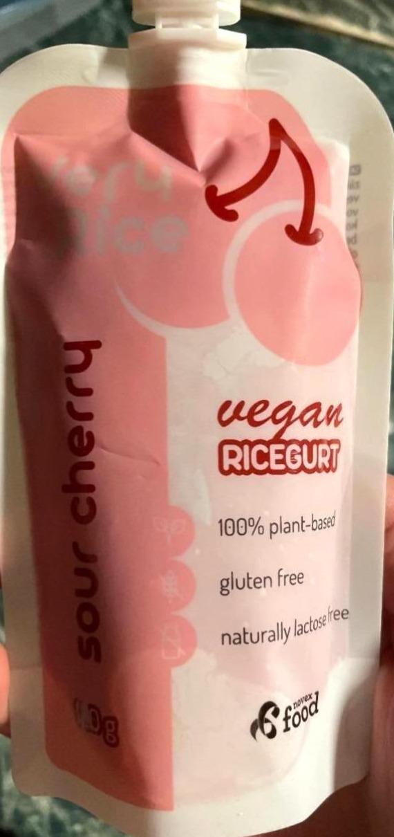 Fotografie - Vegan Ricegurt sour cherry Very rice