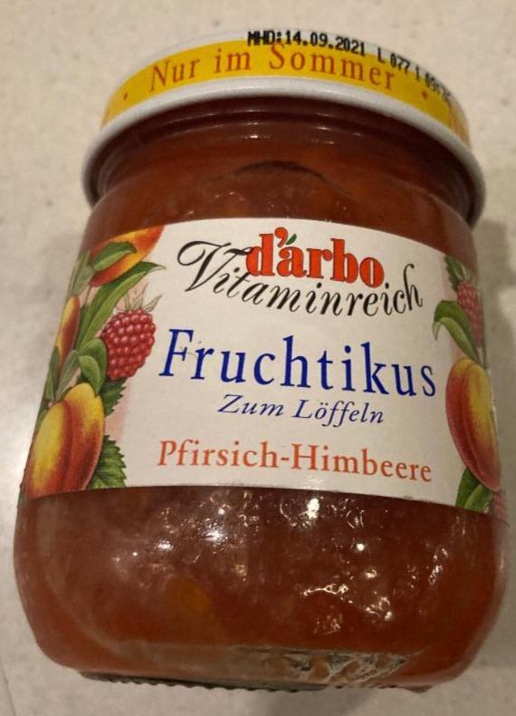 Fotografie - Fruchtikus Pfirsich-Himbeere Darbo