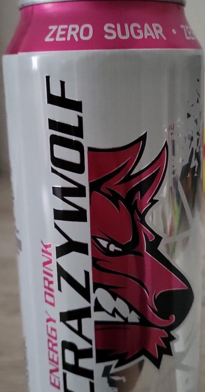 Fotografie - Energy drink beere zero sugar Crazy Wolf