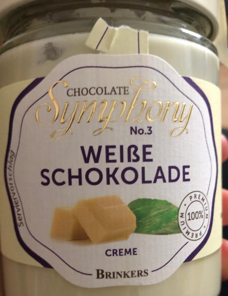 Fotografie - Weisse schokolade creme- bílá čokoláda