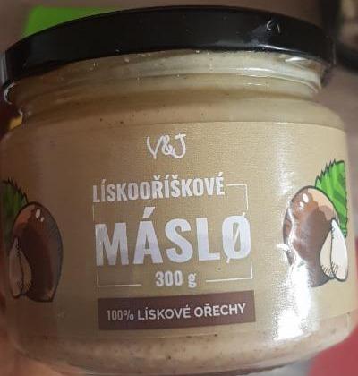 Fotografie - Lískooříškové máslo 100% lískové ořechy V&J