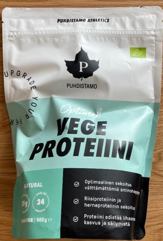 Fotografie - Optimal Vege Proteiini natural Puhdistamo Athletics