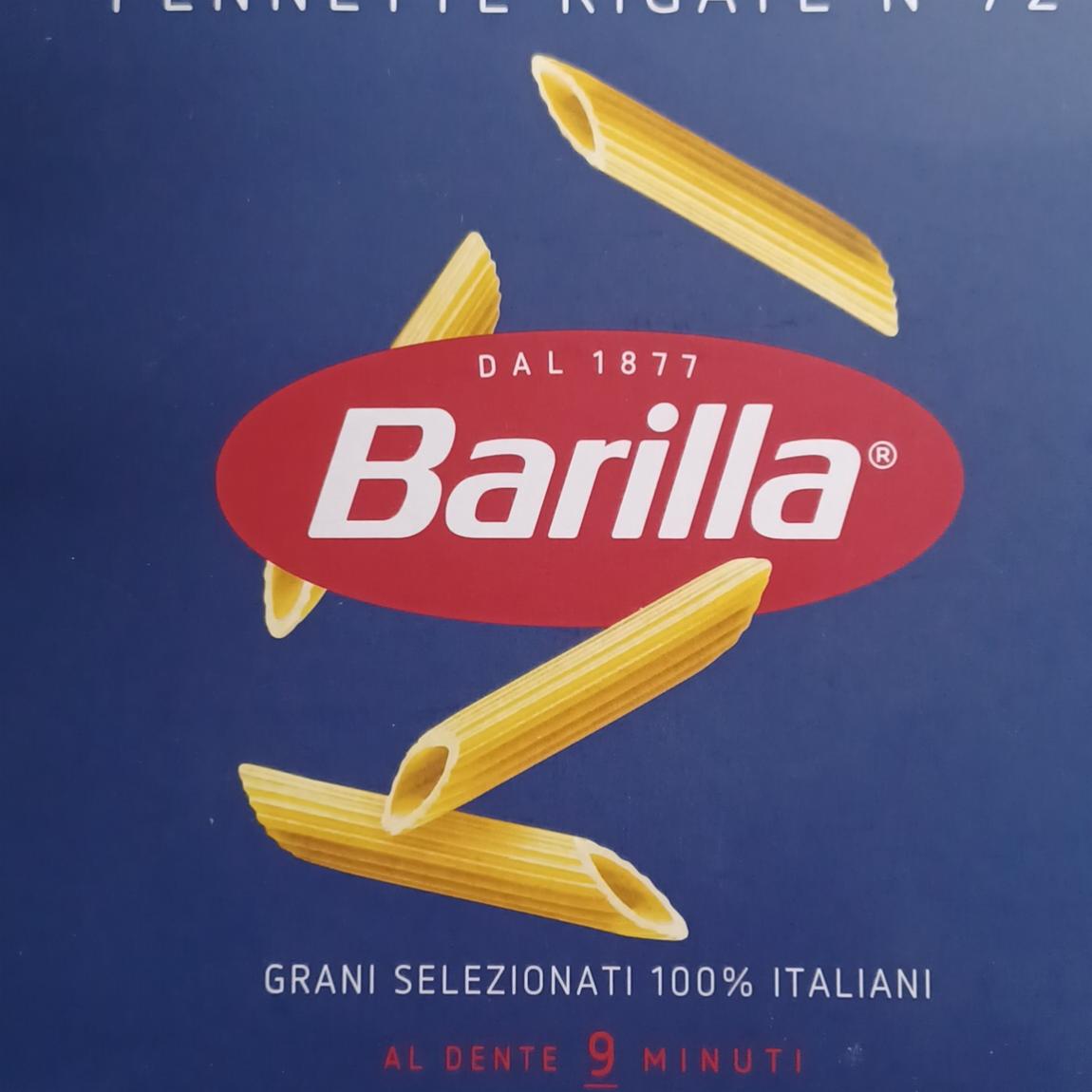 Fotografie - Pennette Rigate n.72 Barilla