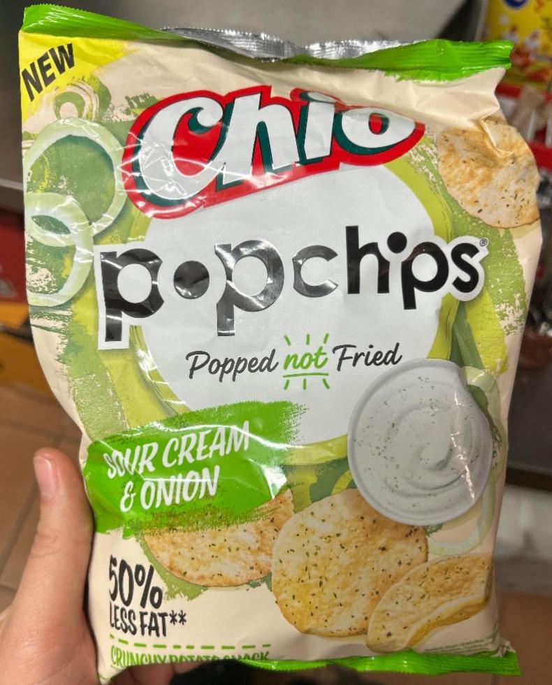 Fotografie - Popchips sour cream & onion Chio