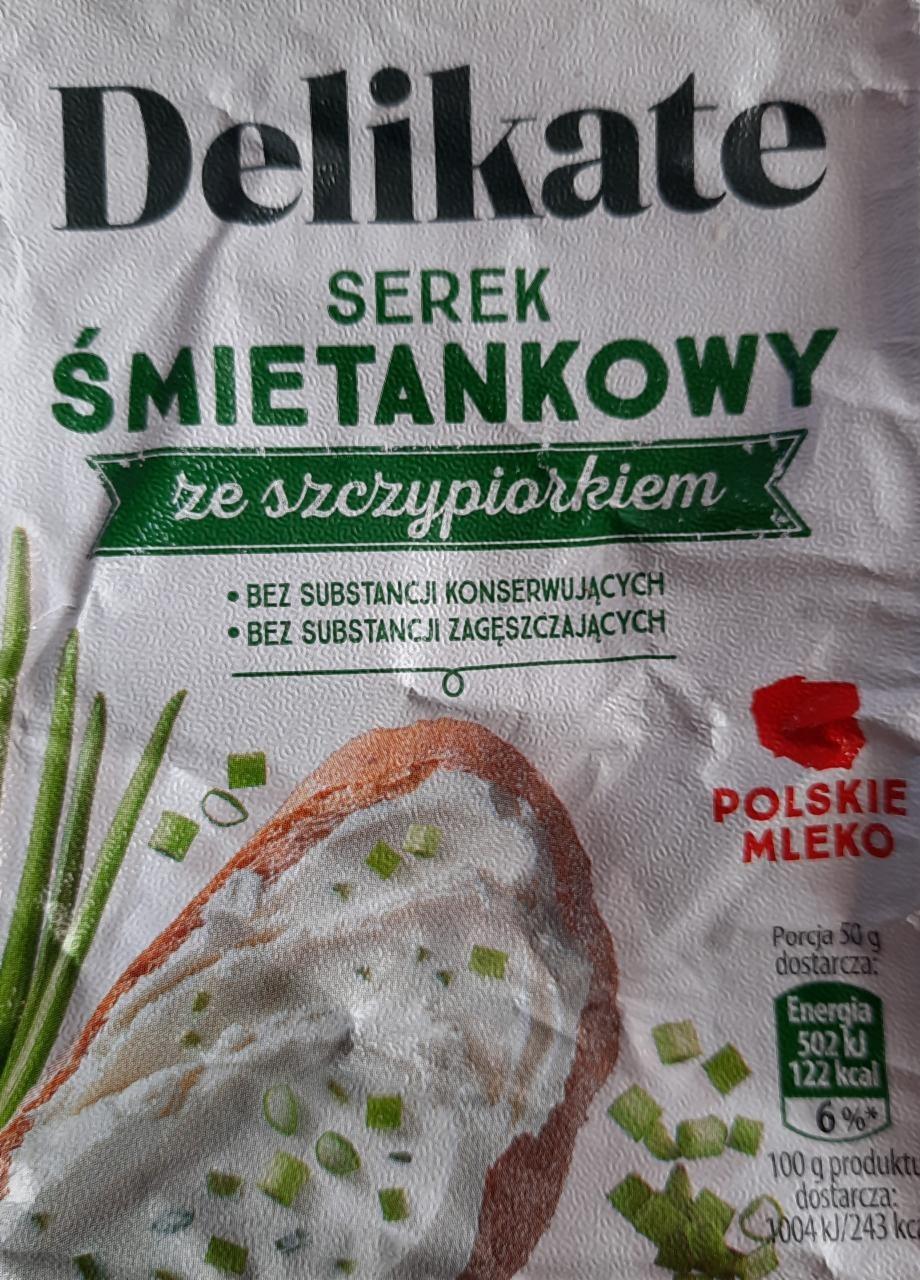 Fotografie - Serek śmietankowy ze szczypiorkiem Delikate