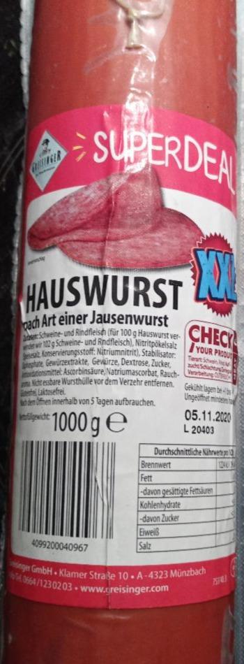 Fotografie - Hauswurst Greisinger