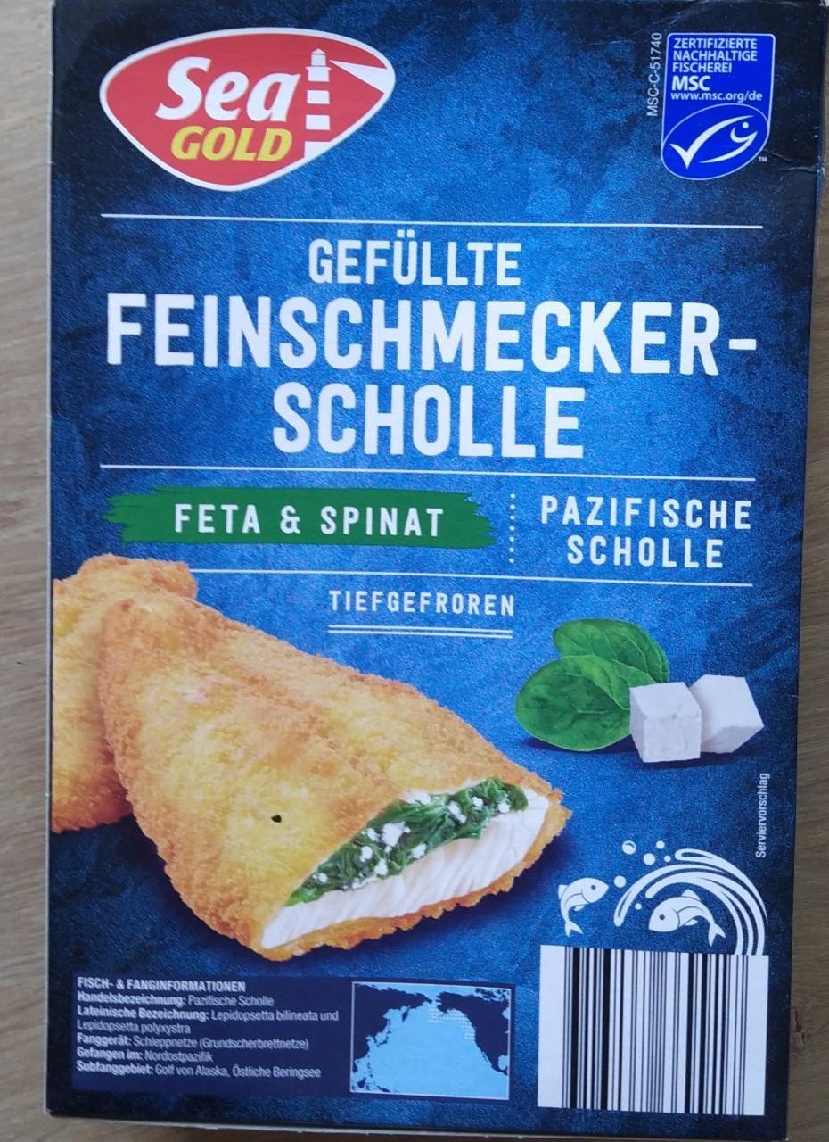 Fotografie - Gefüllte Feinschmekerscholle feta & spinat Sea Gold