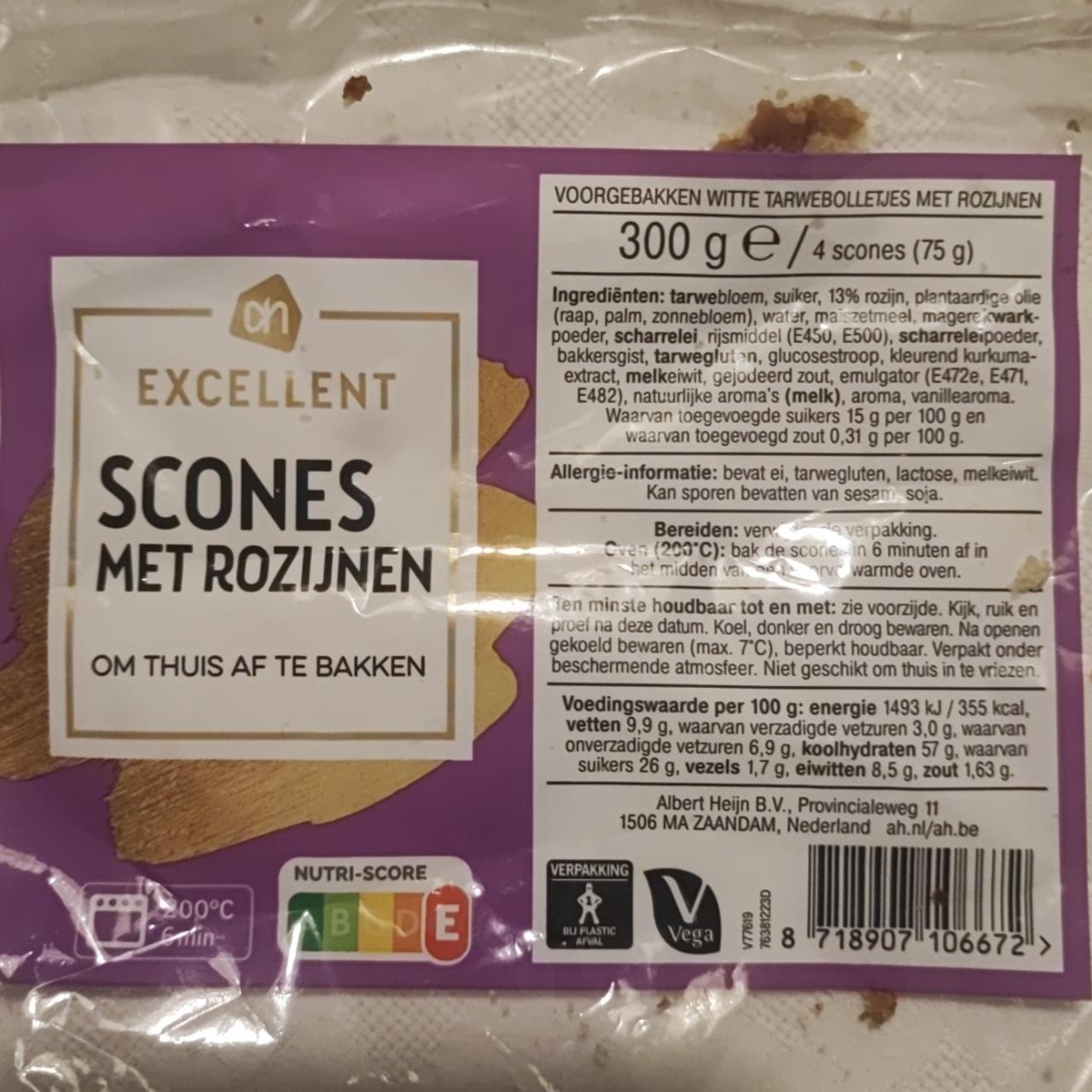 Fotografie - Excellent Scones Met Rozijnen Albert Heijn