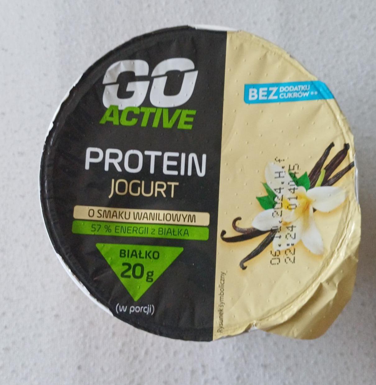 Fotografie - Protein jogurt o smaku waniliowym Go Active