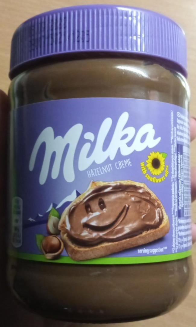 Fotografie - Haselnusscreme (lískooříšková pomazánka) Milka