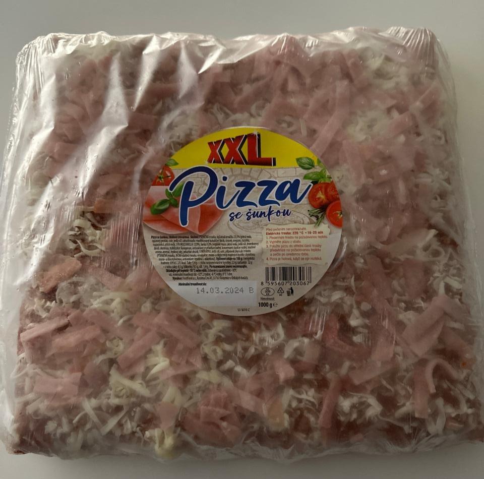 Fotografie - XXL Pizza se šunkou Lidl