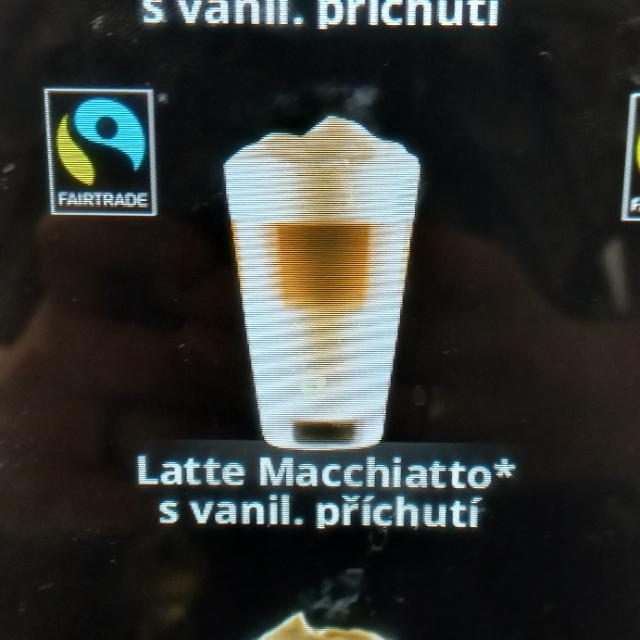 Fotografie - Latte Machiatto s vanilkovou příchutí Lidl automat