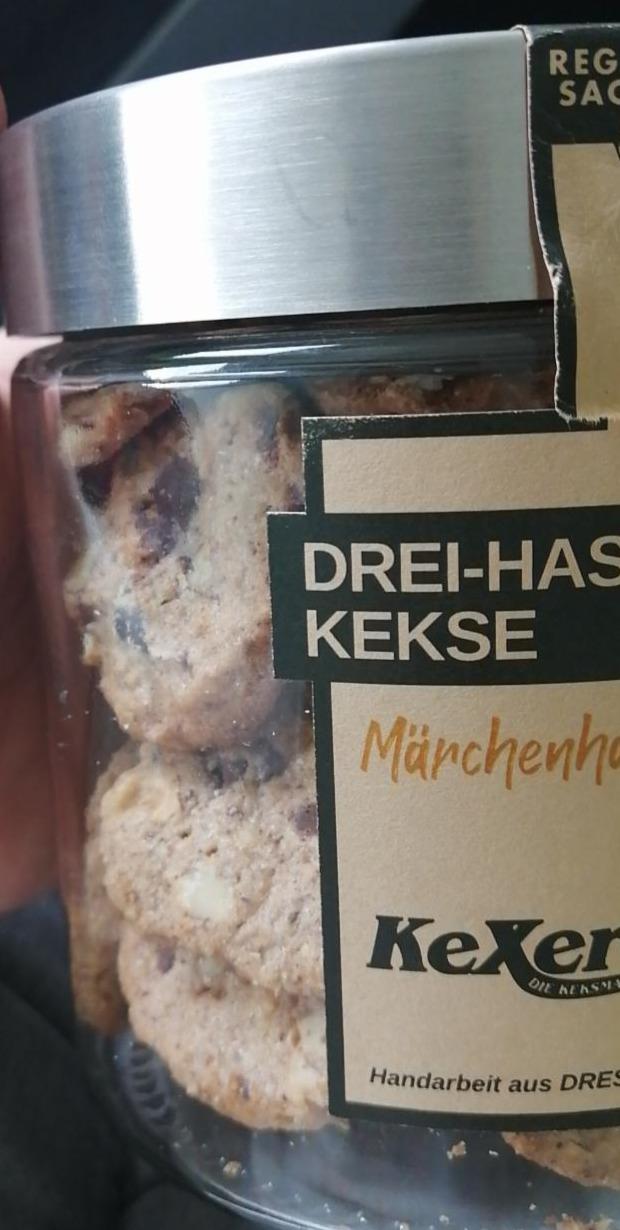 Fotografie - Drei-Haselnuss kekse