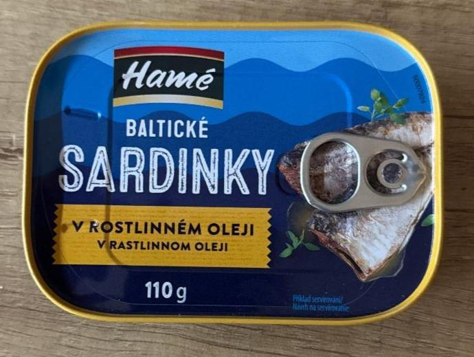 Fotografie - Baltické Sardinky v rostlinném oleji Hamé