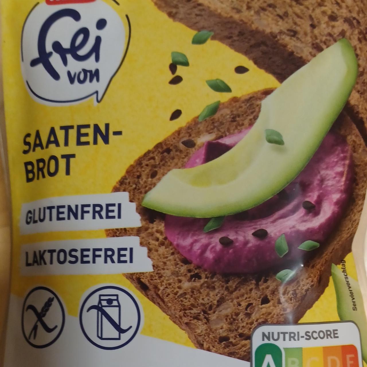 Fotografie - Saaten-brot Rewe frei von