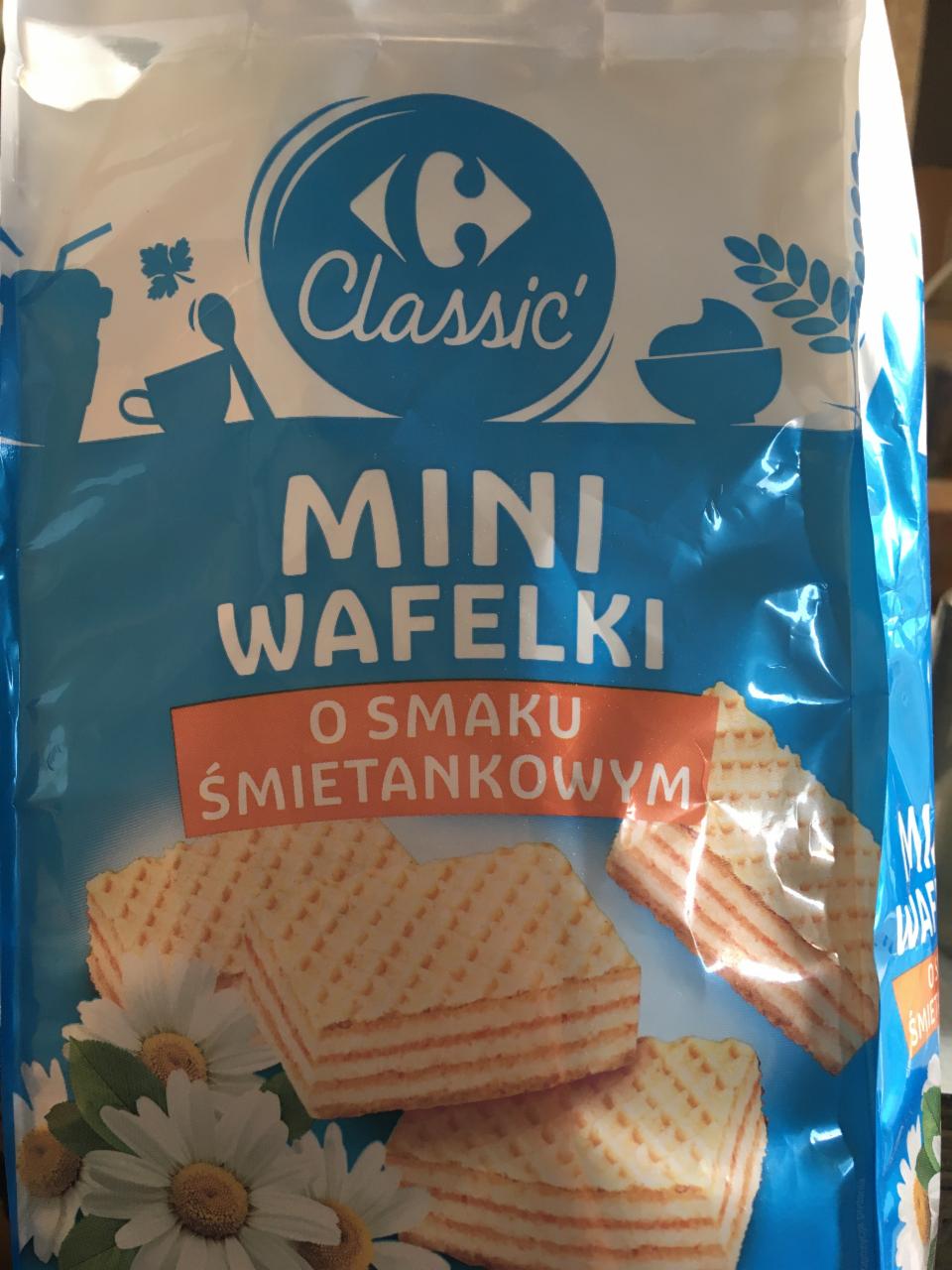 Fotografie - Mini wafelki śmietankowe Carrefour Classic