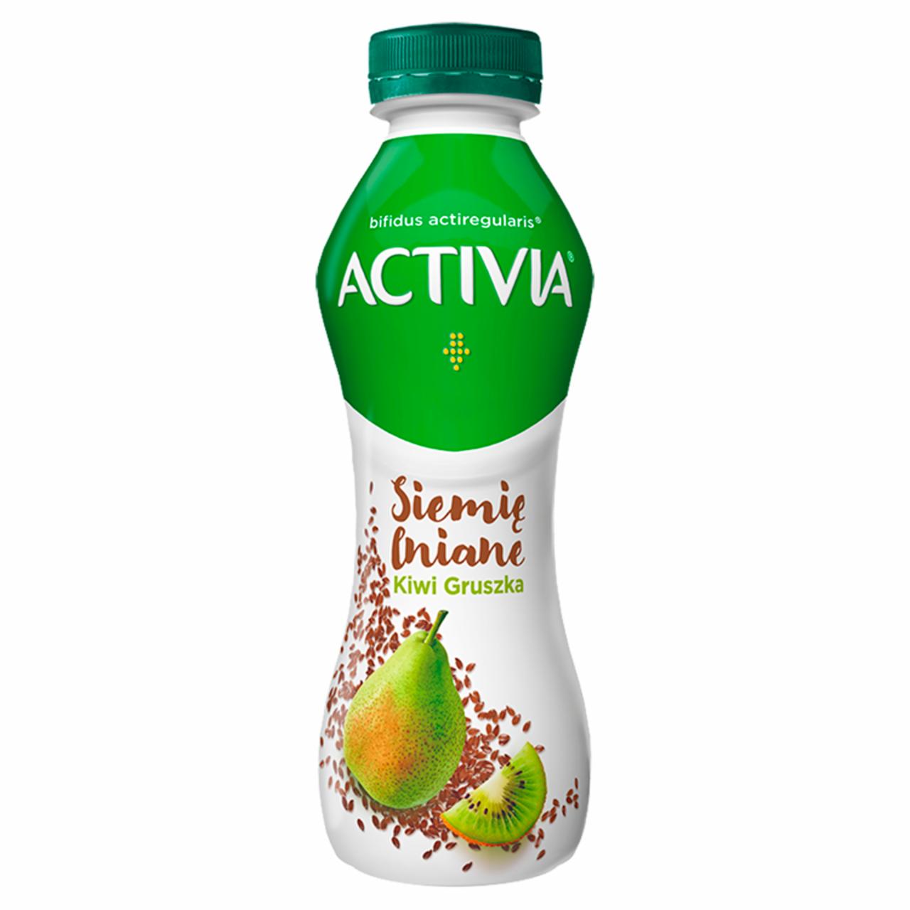 Fotografie - Activia jogurtový nápoj len kiwi a hruška Danone