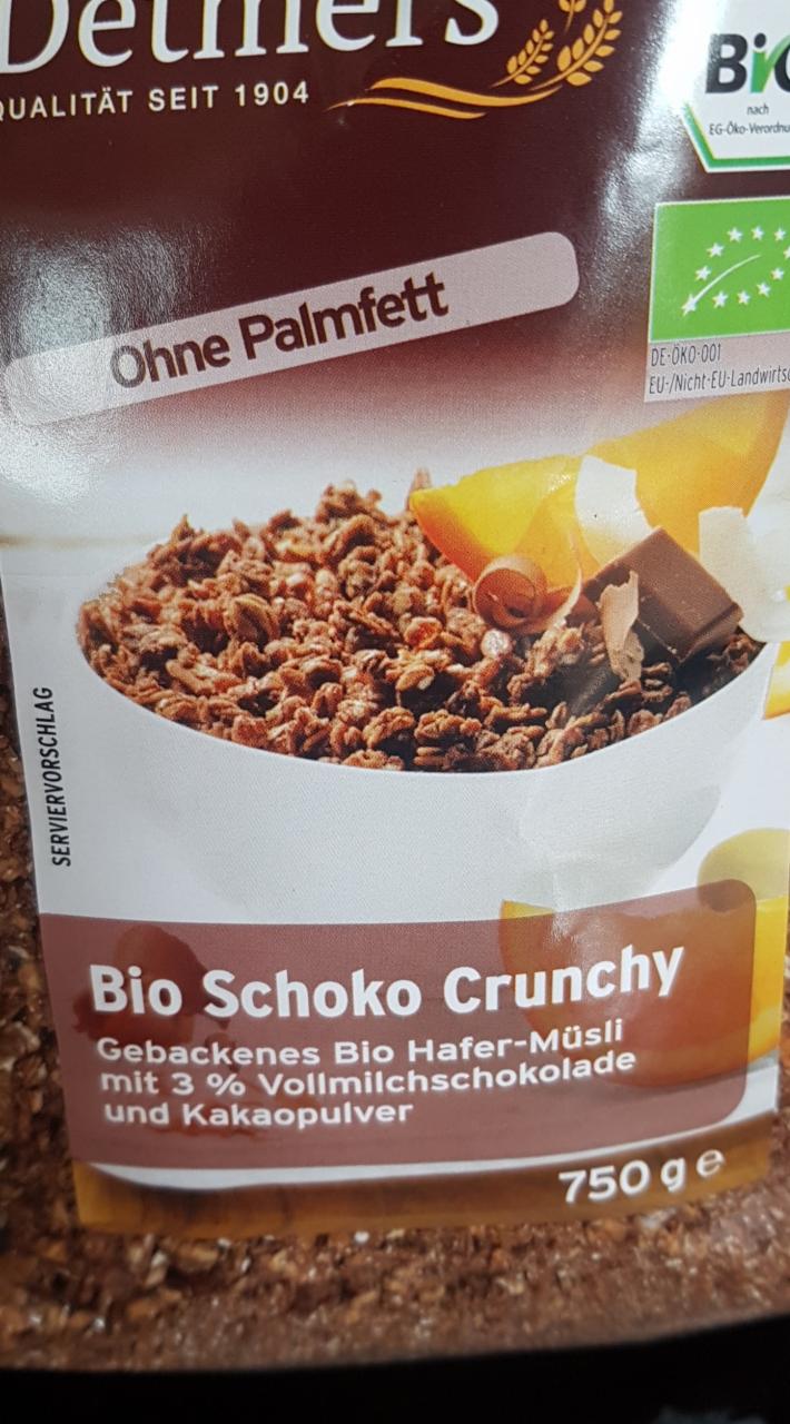 Fotografie - Bio Schoko Crunchy Detmers