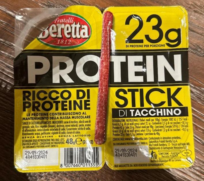 Fotografie - Protein stick di tacchino Fratelli Beretta