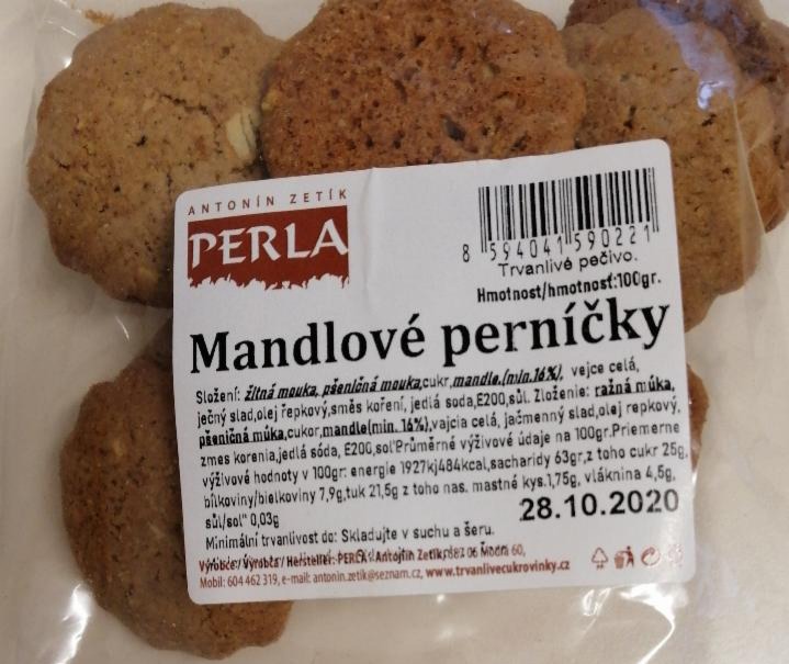 Fotografie - Mandlové perníčky Perla