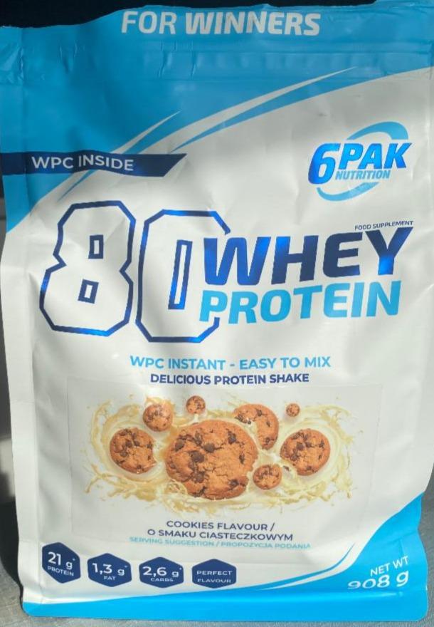 Fotografie - Whey protein cookies flavour 6PAK Nutrition