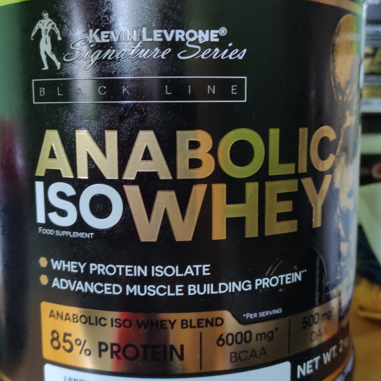 Fotografie - Anabolic ISO Whey Strawberry Kevin Levrone