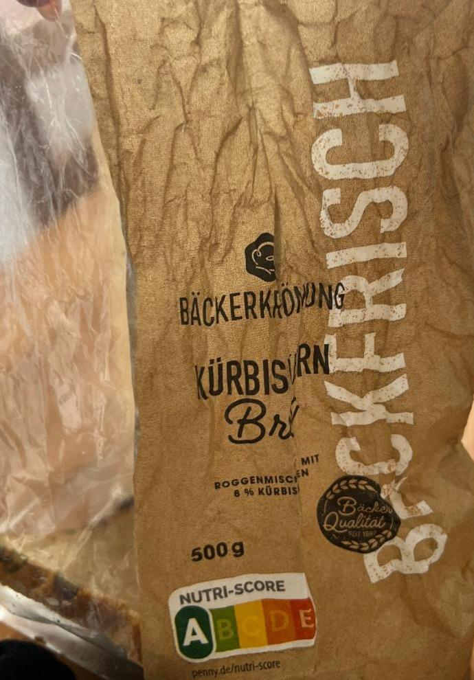 Fotografie - Kürbiskern Brot Bäckerkrönung