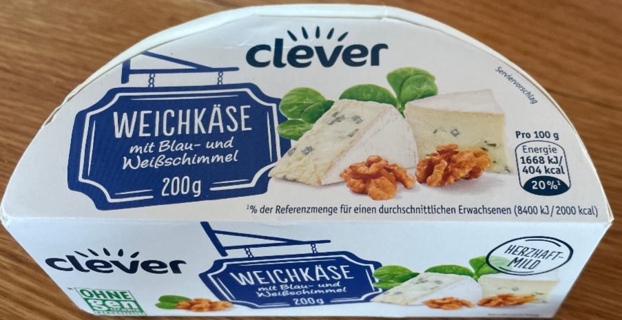 Fotografie - Weichkäse mit Blau und Weißschimmel Clever