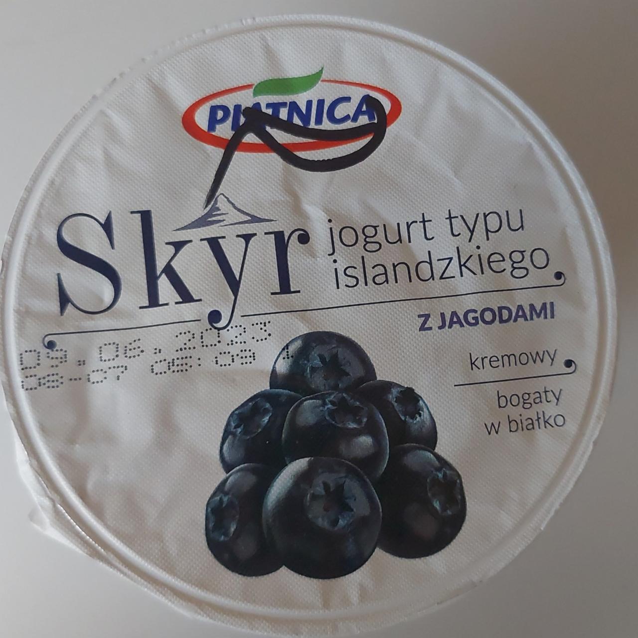 Fotografie - Skyr z jagodami (borůvky) Piatnica